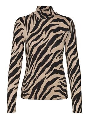 VMINA LS HIGHNECK TOP JRS BF Black-Irma