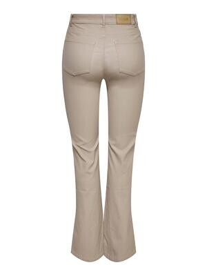 ONLEMILY-NYA HW FLR SLIT COATED CC PNT Mocha Meringue