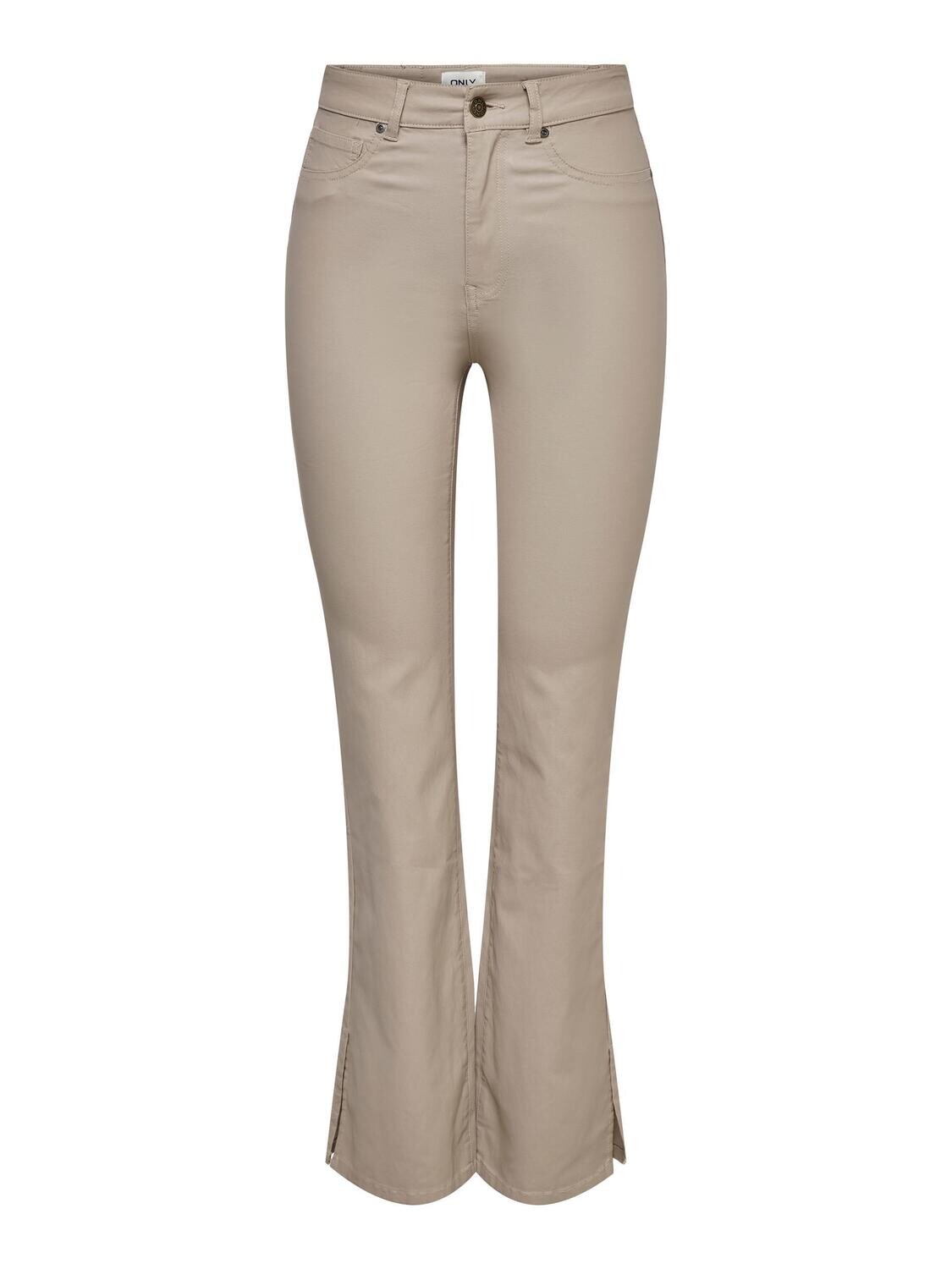 ONLEMILY-NYA HW FLR SLIT COATED CC PNT Mocha Meringue