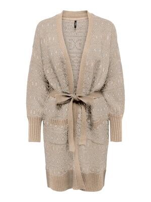 ONLSIGRUN L/S BELT CARDIGAN CC KNT Humus-W. PUMICE STONE