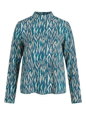 VILIMINA L/S TOP/LC Shaded Spruce/Zio