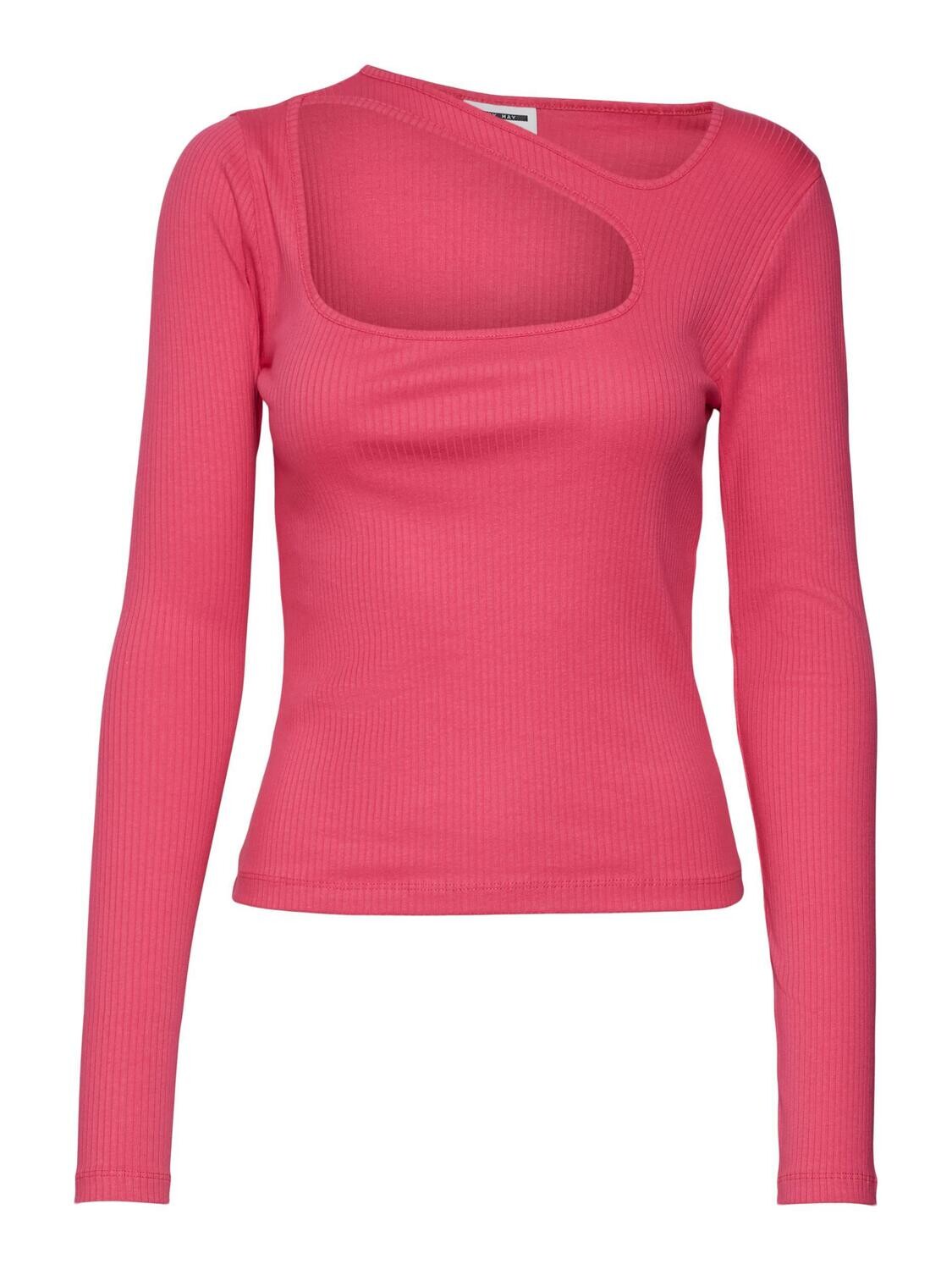 NMDRAKEY PRASI L/S TOP JRS FWD Pink Yarrow