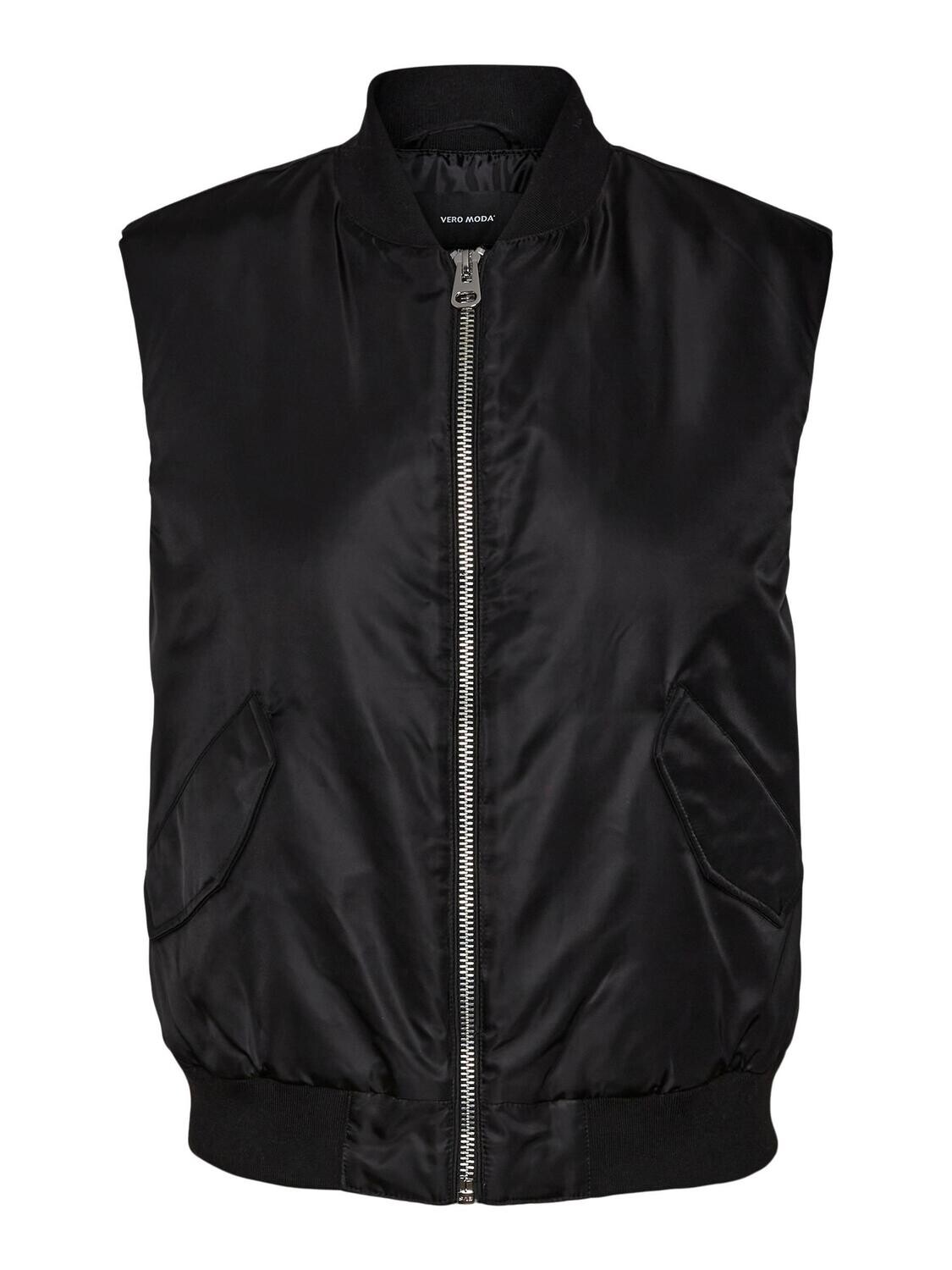 VMAMBER SHORT WAISTCOAT Black