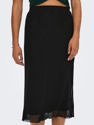 JDYELSA MESH SKIRT JRS Black-Solid