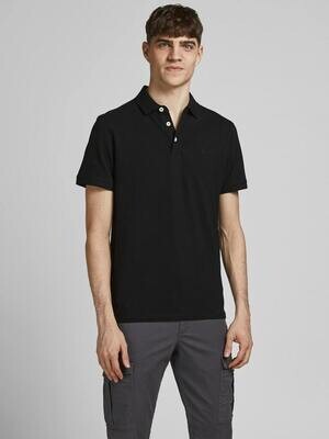 JJEPAULOS POLO SS NOOS Black-TONAL-SLIM