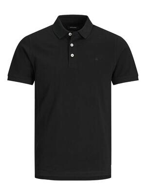 JJEPAULOS POLO SS NOOS Black-TONAL-SLIM