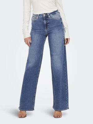 ONLMADISON BLUSH HW WIDE DNM CRO372 NOOS Medium Blue Denim