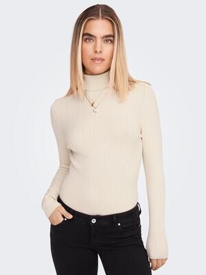ONLKAROL L/S ROLLNECK PULLOVER KNT NOOS Pumice Stone
