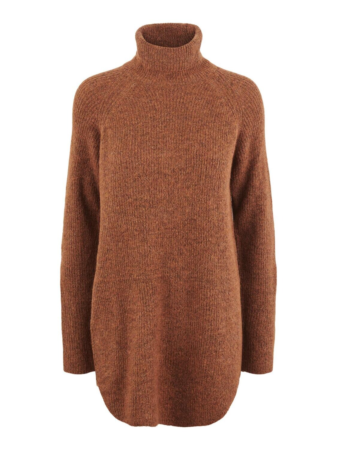 PCELLEN LS LONG KNIT NOOS BC Mocha Bisque