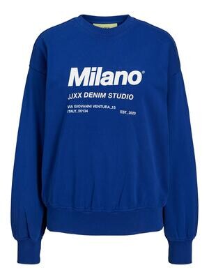 JXBEATRICE LOOSE LS SWEAT SWT NOOS Sodalite Blue/BRIGHT