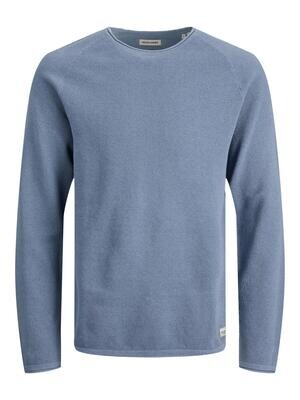 JJEHILL KNIT CREW NECK NOOS Flint Stone/Twist