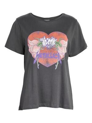 NMNATE S/S METALLICA TOP JRS BG Obsidian-METALLICA