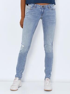 NMBOB SKINNY LW DESTROYED JEANS AZ248MB Medium Blue Denim
