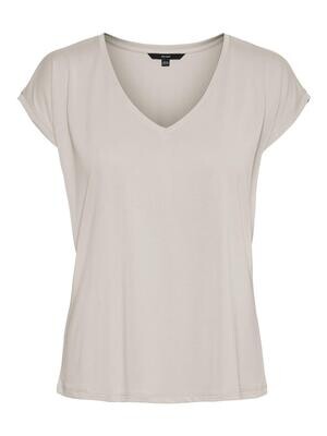 VMFILLI SS V-NECK TEE GA NOOS Silver Lining