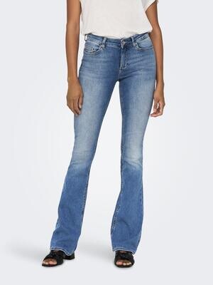 ONLBLUSH MID FLARED DNM TAI467 NOOS Light Blue Denim
