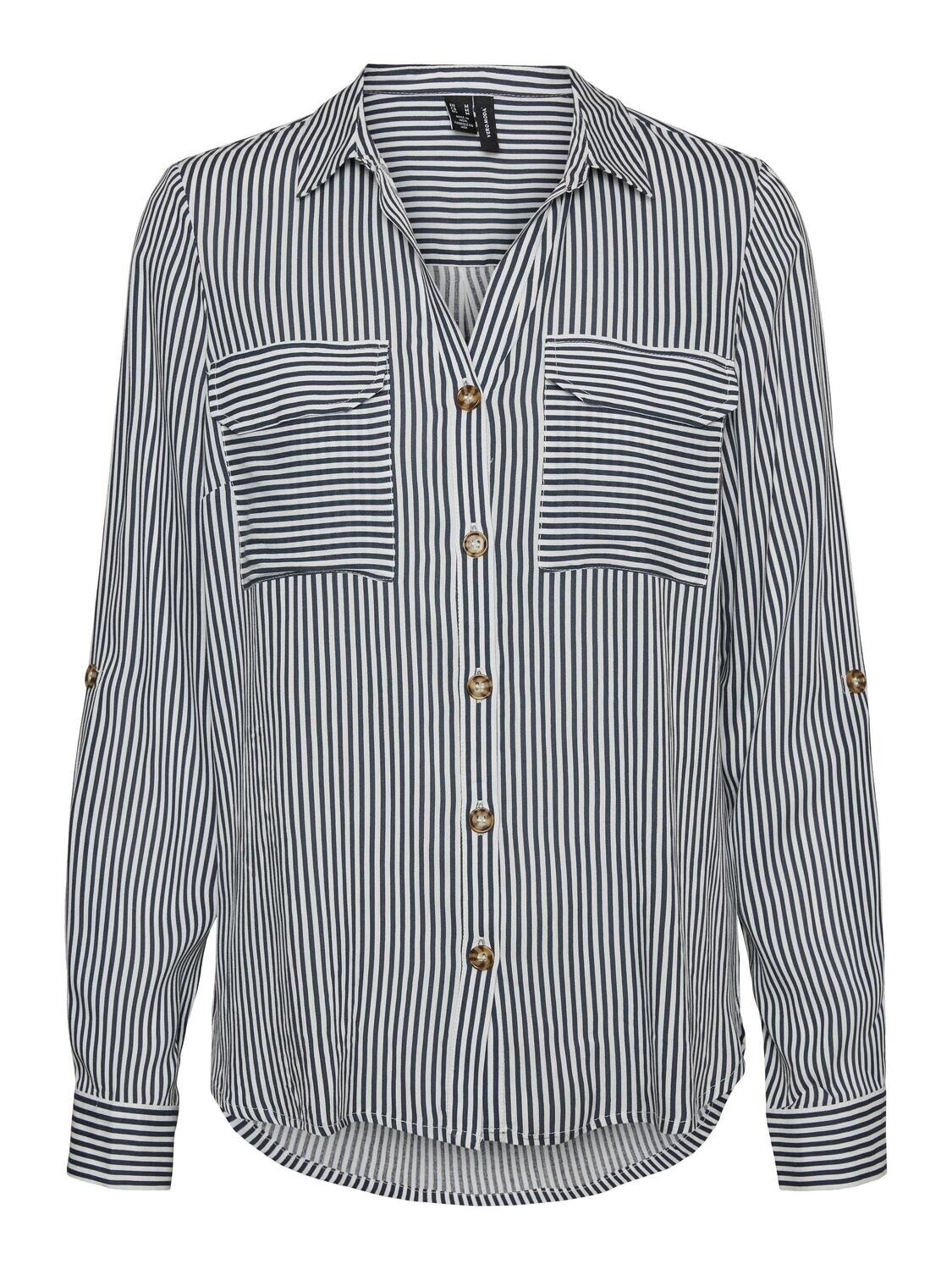 VMBUMPY L/S SHIRT NEW WVN NOOS Snow White/INDIA INK
