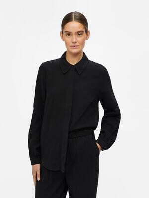 OBJCARINA L/S SHIRT 125 Black