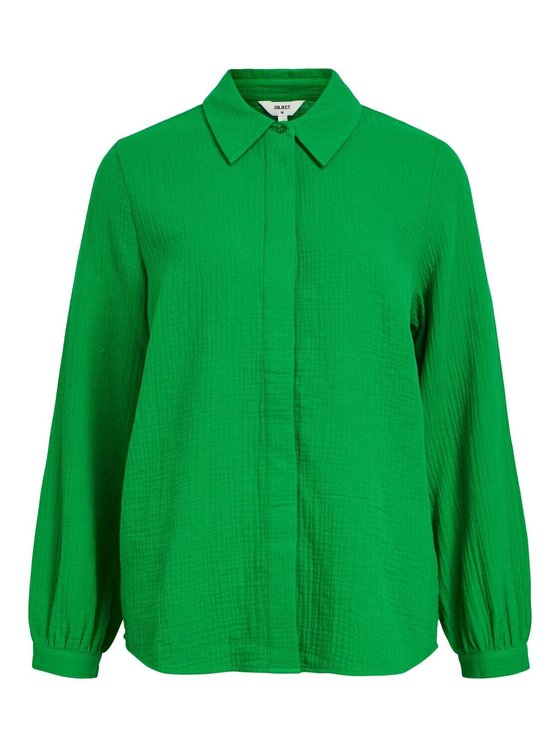 OBJCARINA L/S SHIRT 125 Fern Green
