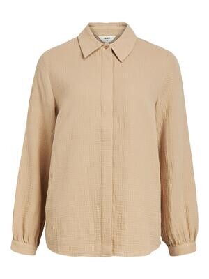 OBJCARINA L/S SHIRT 125 Humus