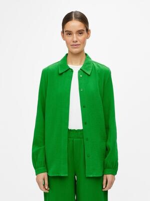 OBJCARINA L/S SHIRT 125 Fern Green