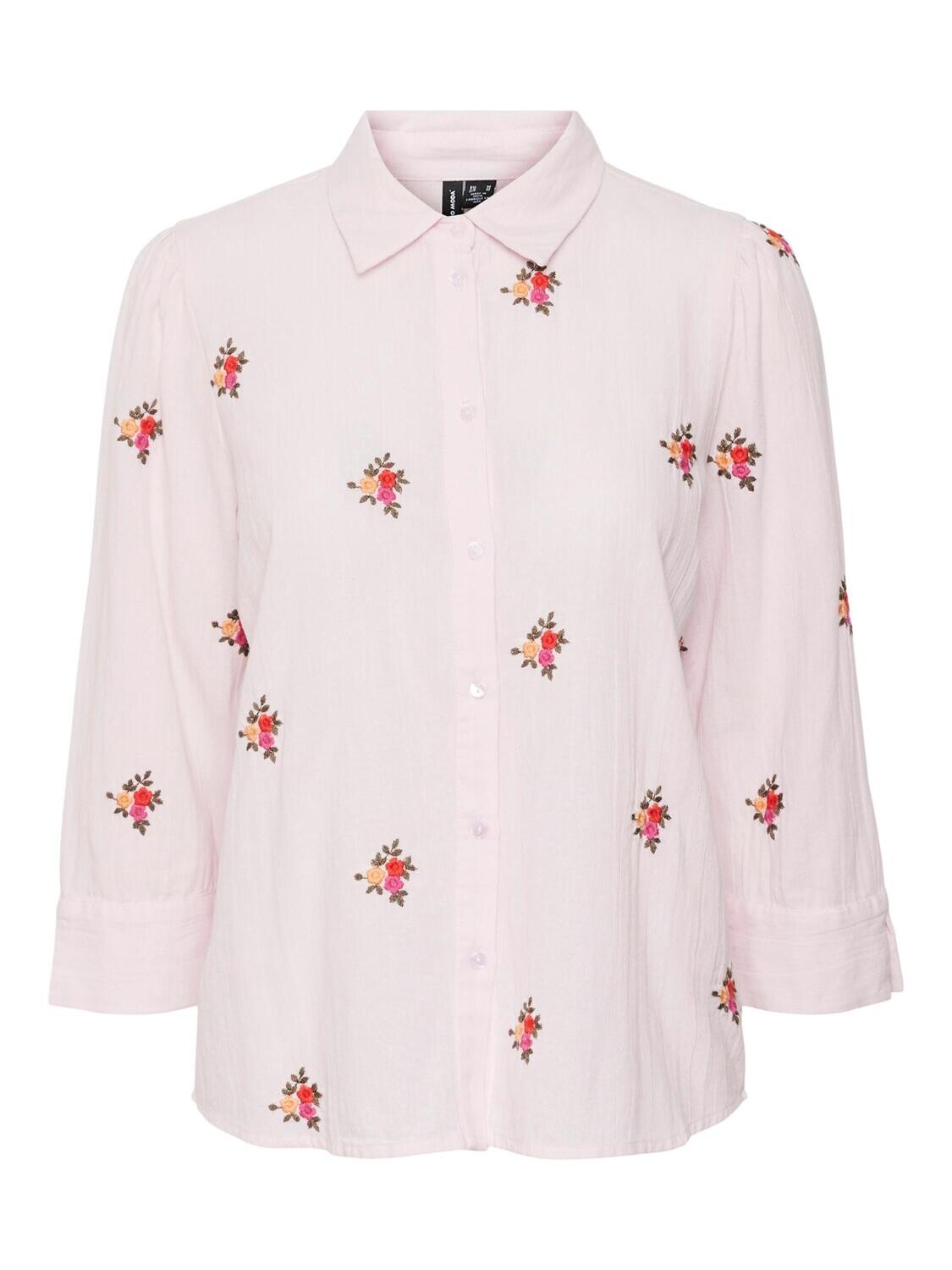 VMSISE 3/4 SHIRT EMB WVN BTQ Parfait Pink