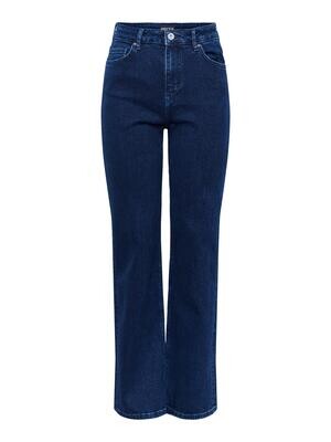 PCHOLLY HW WIDE JEANS DB NOOS BC Dark Blue Denim