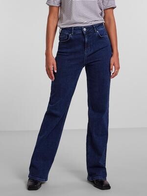 PCHOLLY HW WIDE JEANS DB NOOS BC Dark Blue Denim