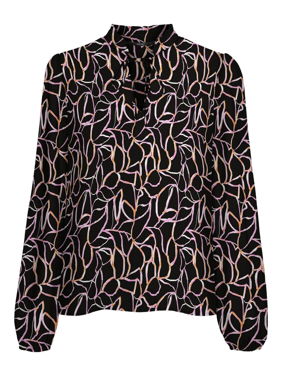 VMNYA CATCH LS TOP WVN Black-Nina