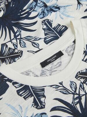 JPRBLATROPIC AOP SS TEE CREW NECK SN Tofu/SS23
