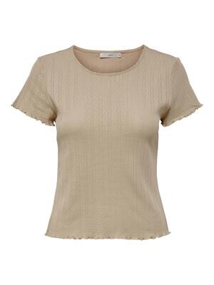 ONLCARLOTTA S/S TOP JRS NOOS Humus