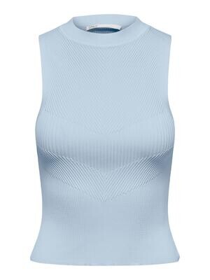 ONLBIANKA S/L O-NECK TOP KNT Cashmere Blue