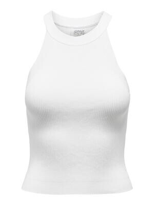 ONLEDNA HALTERNECK TOP KNT NOOS Cloud Dancer