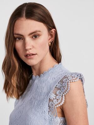 PCOLLINE SL LACE TOP NOOS BC Kentucky Blue