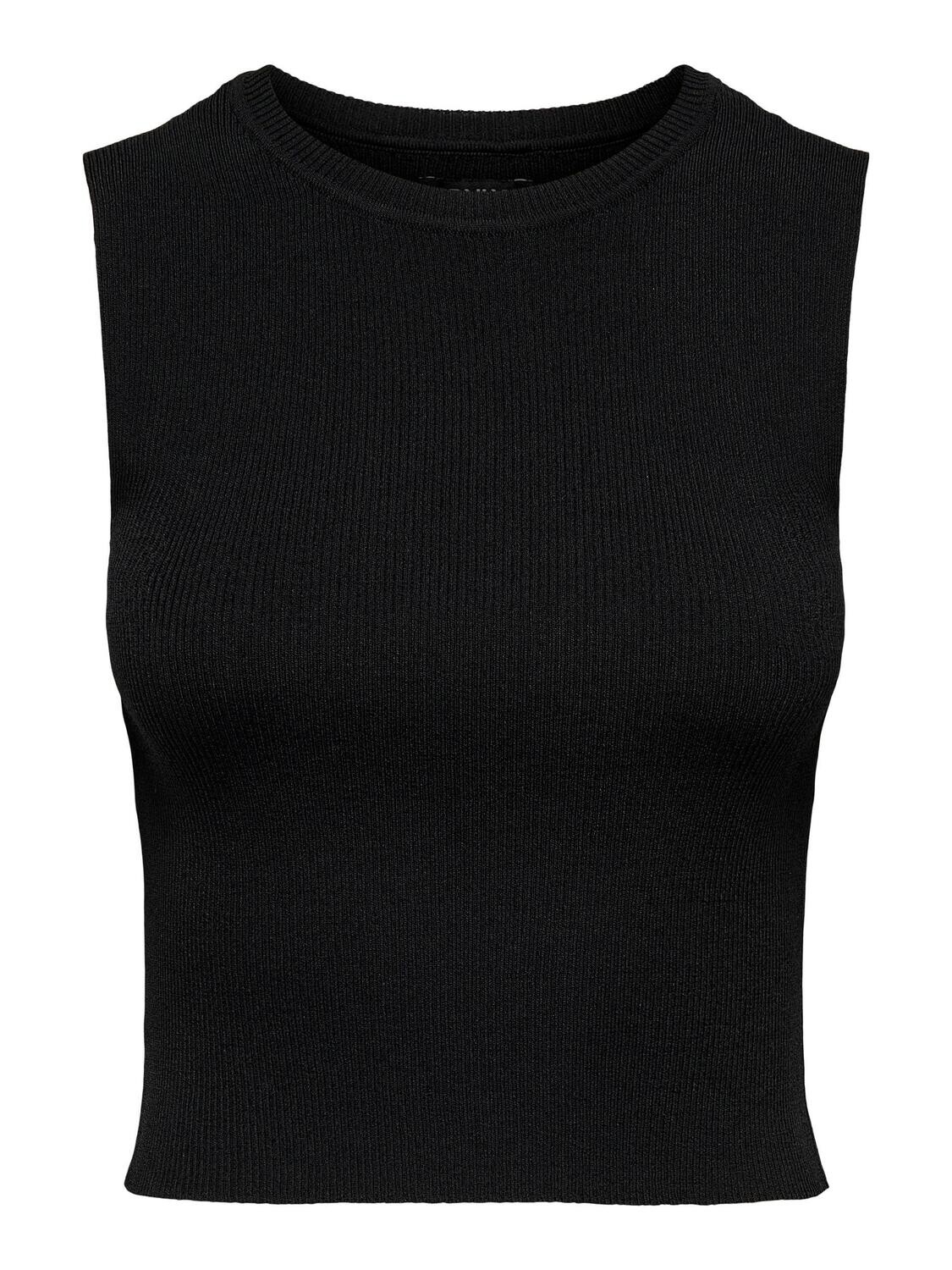ONLMAJLI S/L TOP KNT NOOS Black