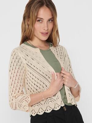 JDYSUN 3/4 CROPPED CARDIGAN KNT Tapioca