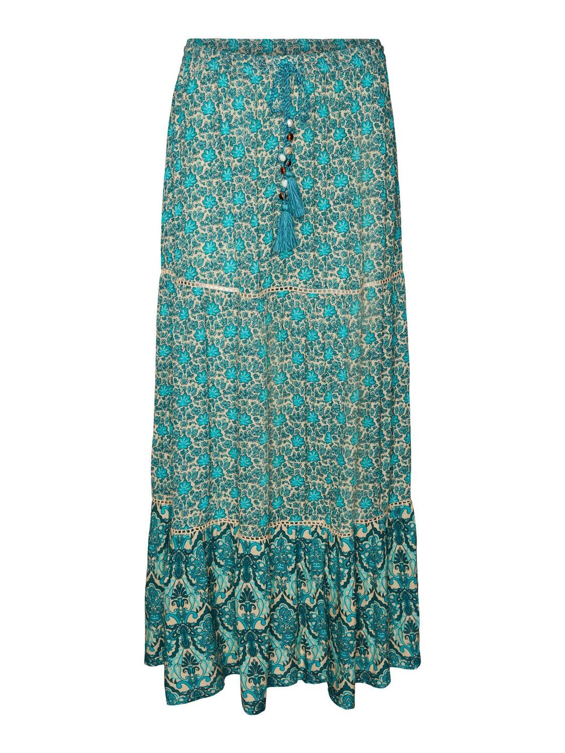 VMBANI H/W MAXI SKIRT EXP Boulder/GREEN BANI