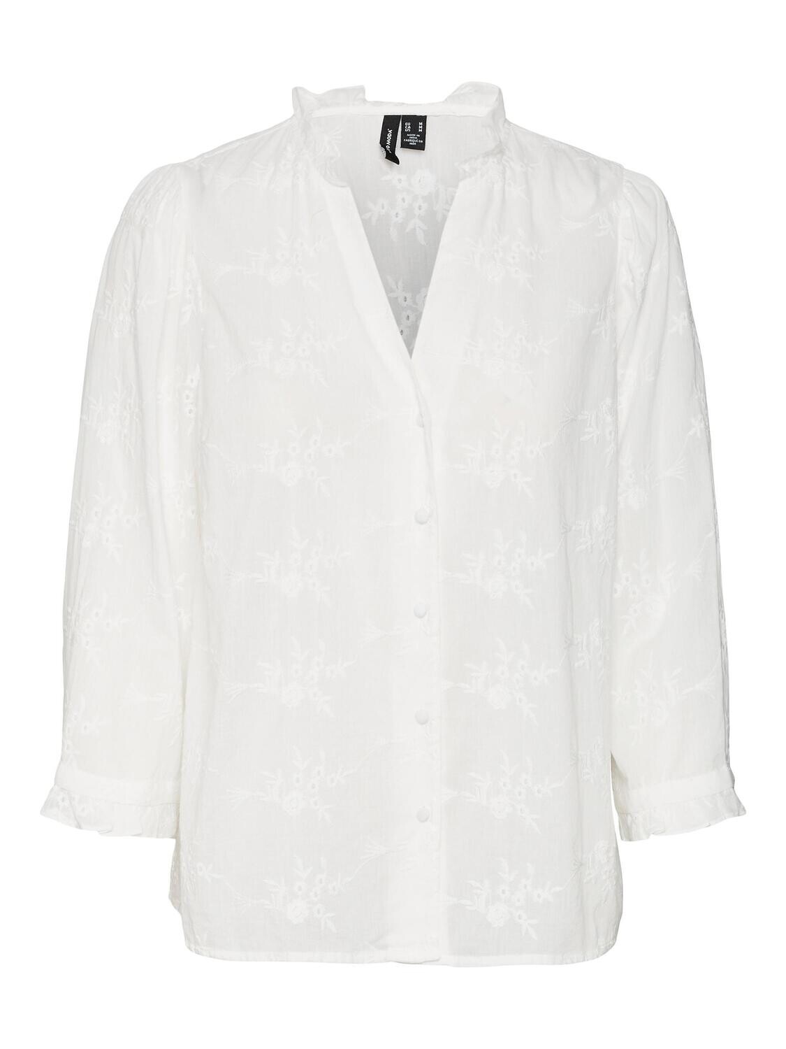 VMSALA 3/4 SHIRT WVN BTQ Snow White