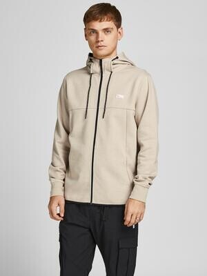 JCOAIR SWEAT ZIP HOOD NOOS  Oxford Tan/Melange
