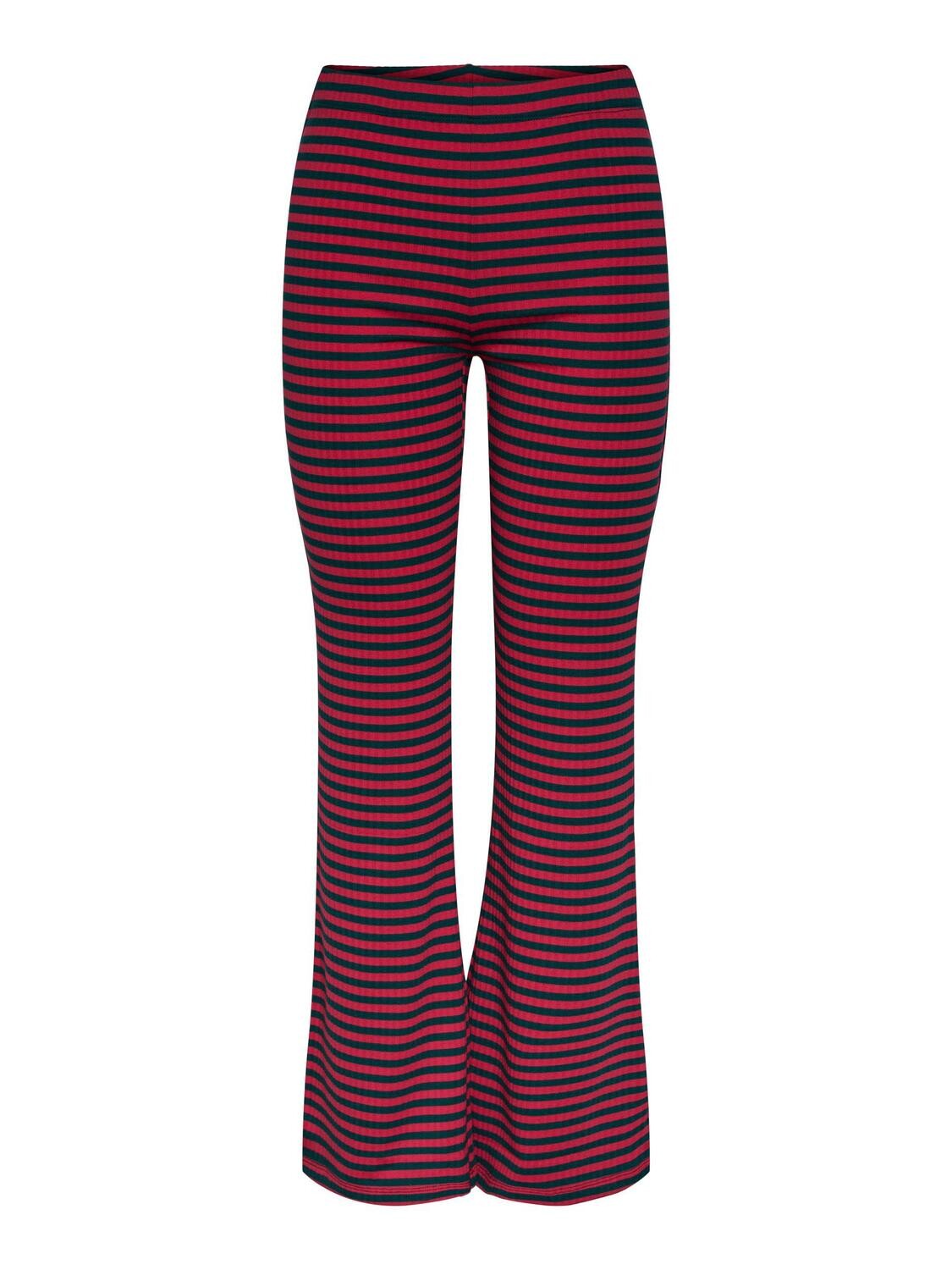 PCLAYA HW FLARED PANTS D2D Aventurine-FUCHSIA PURPLE