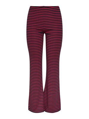 PCLAYA HW FLARED PANTS D2D Aventurine-FUCHSIA PURPLE