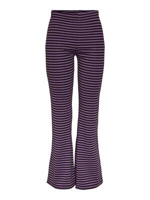 PCLAYA HW FLARED PANTS D2D Deep Lavender-CHICORY COFFEE