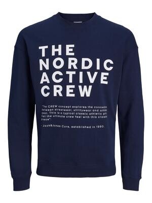 JCOVIBES SWEAT CREW NECK Navy Blazer