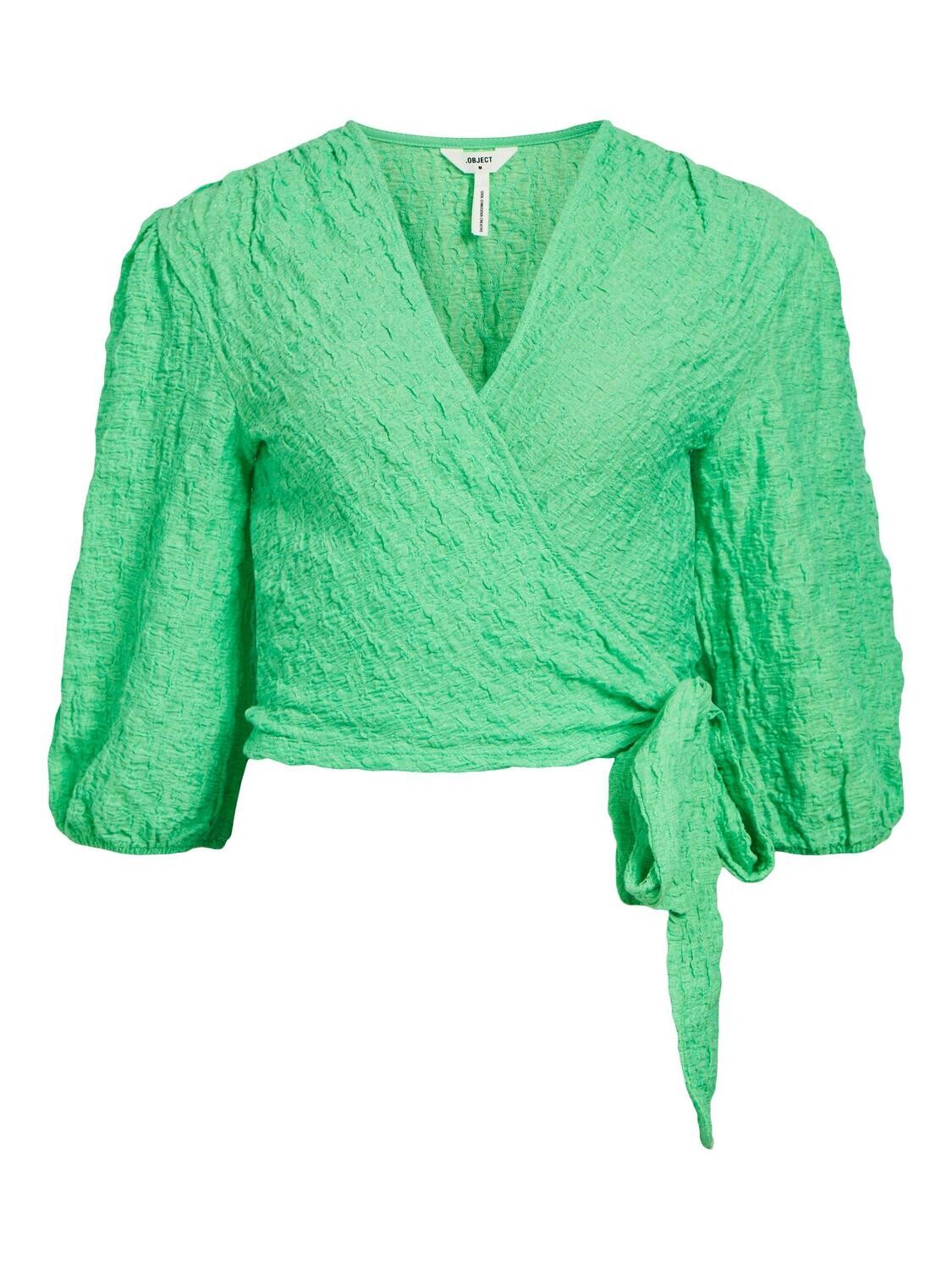 OBJCINDIE 3/4 WRAP TOP 127 Spring Bouquet