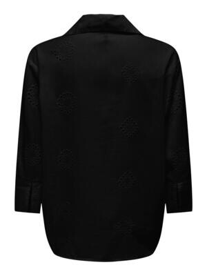 JDYTALLIE 3/4 LONG SHIRT WVN Black