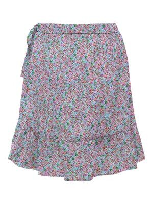ONLNOVA LUX MERLE SHORT SKIRT AOP PTM Cyan Blue/399 Luca