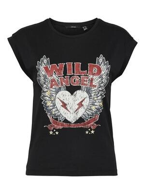 VMMIA SL TOP JRS EXP Black-WILD ANGEL