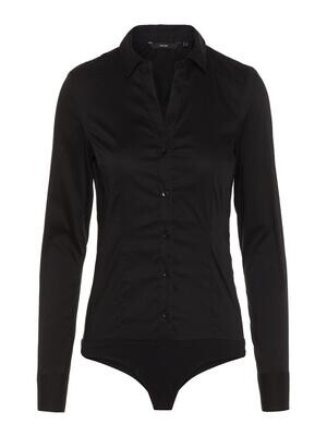 VMLADY L/S G-STRING SHIRT WVN NEW NOOS Black