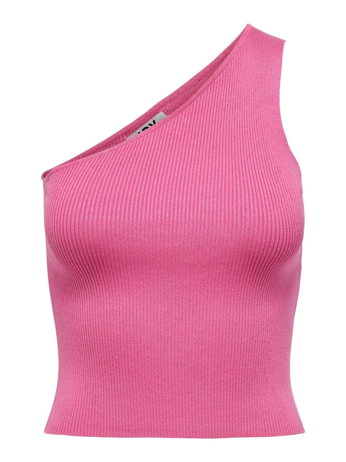 JDYNANNA SUN ONE SHOULDER TOP KNT Pink Power