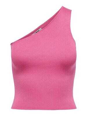 JDYNANNA SUN ONE SHOULDER TOP KNT Pink Power