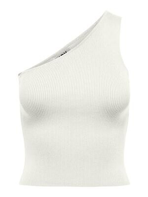 JDYNANNA SUN ONE SHOULDER TOP KNT Cloud Dancer